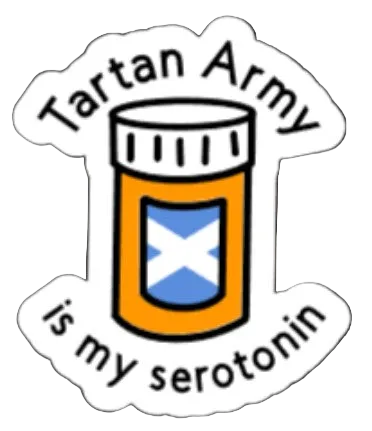Tartan Army Stickers